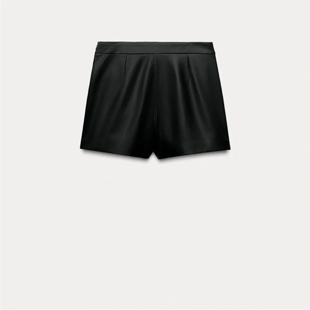 ZARA FAUX LEATHER SKORT - Picture 6 of 7